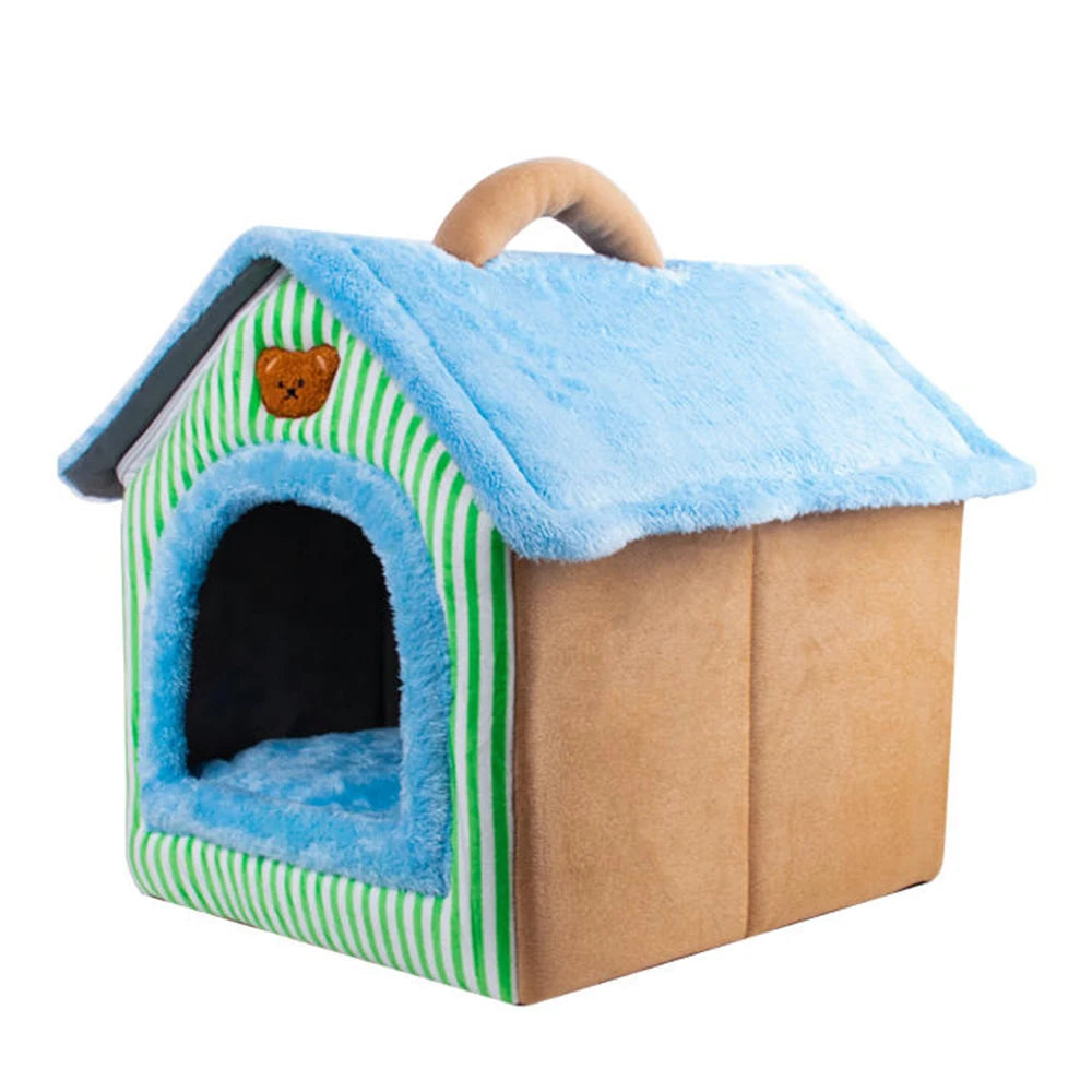 Foldable Washable Pet House for Cats and Puppies