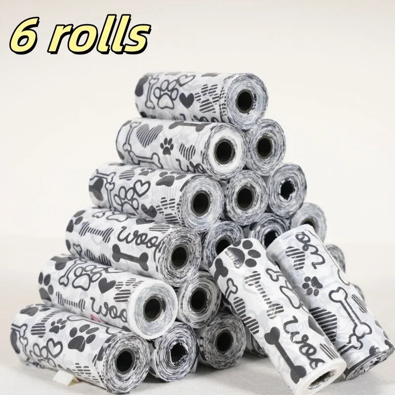 180-Count Thick Leak-Proof Dog Poop Bags Rolls
