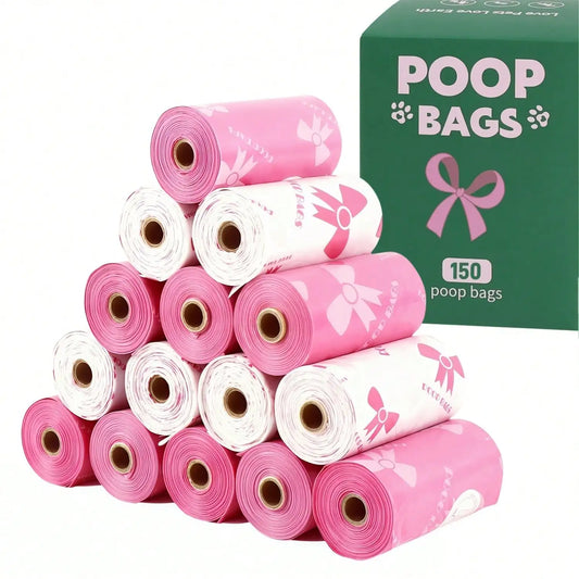 180-Count Thick Leak-Proof Dog Poop Bags Rolls