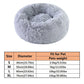 Soft Plush Donut Pet Bed for Dogs Cats