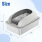 24-Inch Stainless Steel Cat Litter Box with Lid