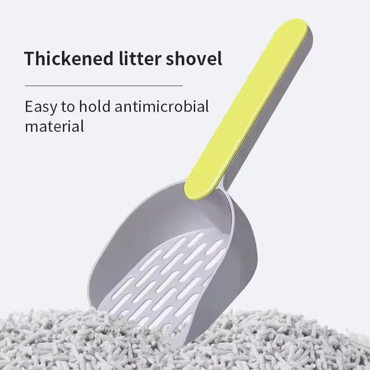 Candy Color Cat Litter Shovel with Comfort Handle
