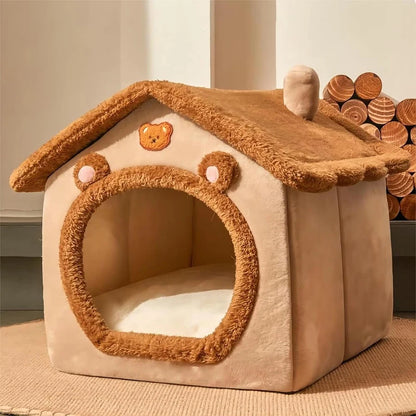 Foldable Washable Pet House for Cats and Puppies