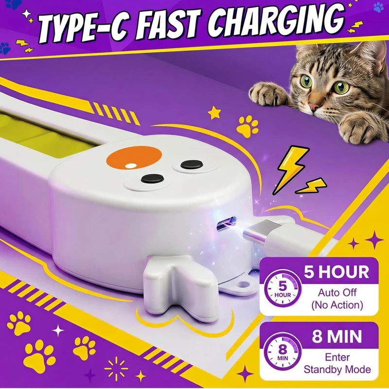 Automatic Flying Rope Cat Toy with Motion Modes