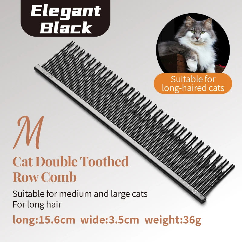 Fenice Professional Stainless Steel Pet Grooming Comb Anti-Corrosion