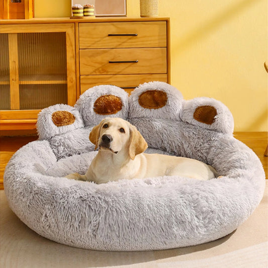 Fluffy Plush Dog Bed for Large and Small Pets