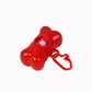 Bone-Shaped Portable Dog Waste Bag Holder with Bags