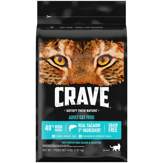 Grain-Free Salmon Ocean Fish Adult Dry Cat Food