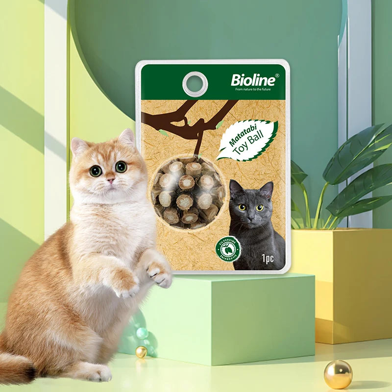 Matatabi Cat Toy Ball Teeth Cleaning Chew