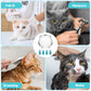 1/2Pcs Cat Muzzle Pet Grooming Cover Accessory Anti-bite Anti-Licking Cat Space Hood Breathable Helmet with 4 Silicone Paw Shoes