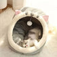 Cute Soft Cat House Cozy Cave Bed Nest