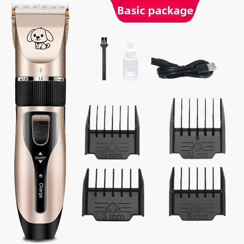 Pet Hair Clipper with LED Display Grooming Trimmer