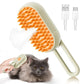 Pet Steam Brush Cat Dog Cleaning Steamy Spray Massage Beauty Comb 3 in 1 Hair Removal Grooming Supplies Pets Accessories