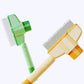 Self-Cleaning Pet Grooming Brush with One-Button Hair Removal