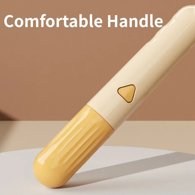 Self-Cleaning Pet Grooming Brush with One-Button Hair Removal