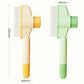 Self-Cleaning Pet Grooming Brush with One-Button Hair Removal