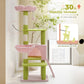 Flower Multi-Level Cat Tree with Sisal Scratching Posts